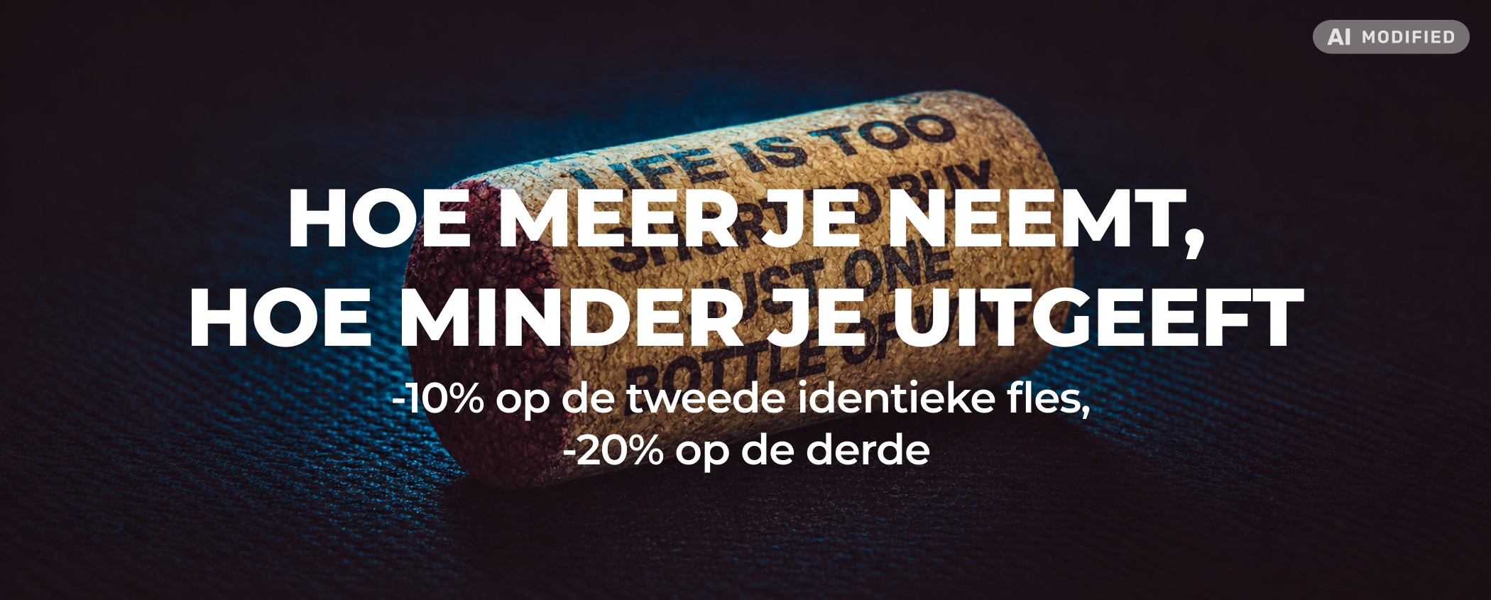 HOE MEER JE NEEMT, HOE MINDER JE UITGEEFT
