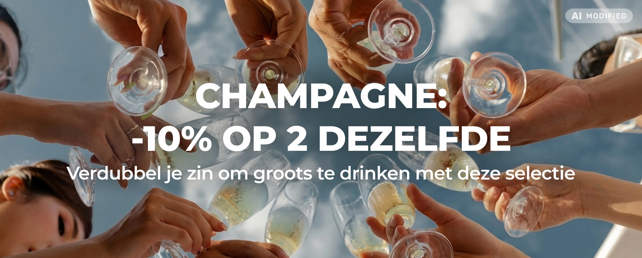 CHAMPAGNE: -10% OP 2 DEZELFDE