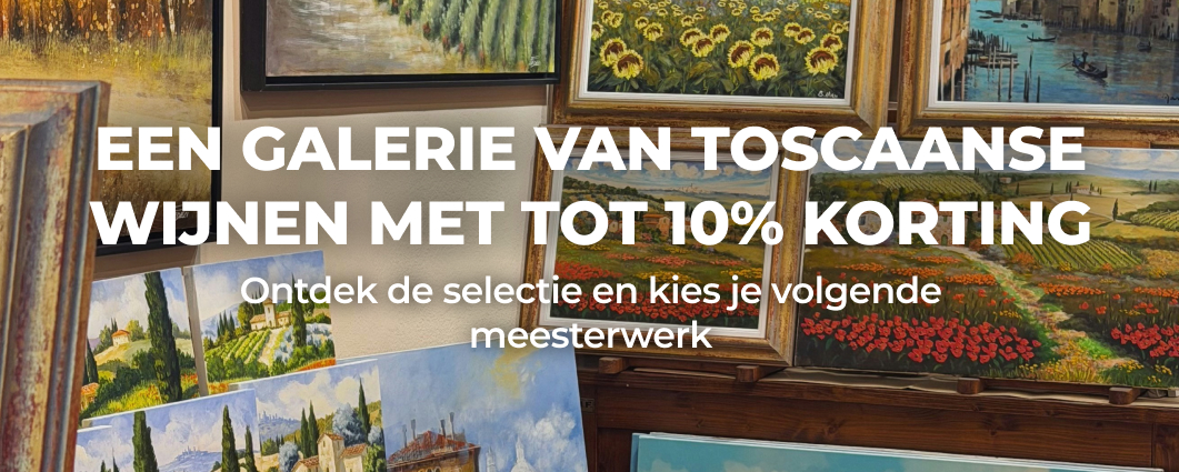 EEN GALERIE VAN TOSCAANSE WIJNEN MET TOT 10% KORTING